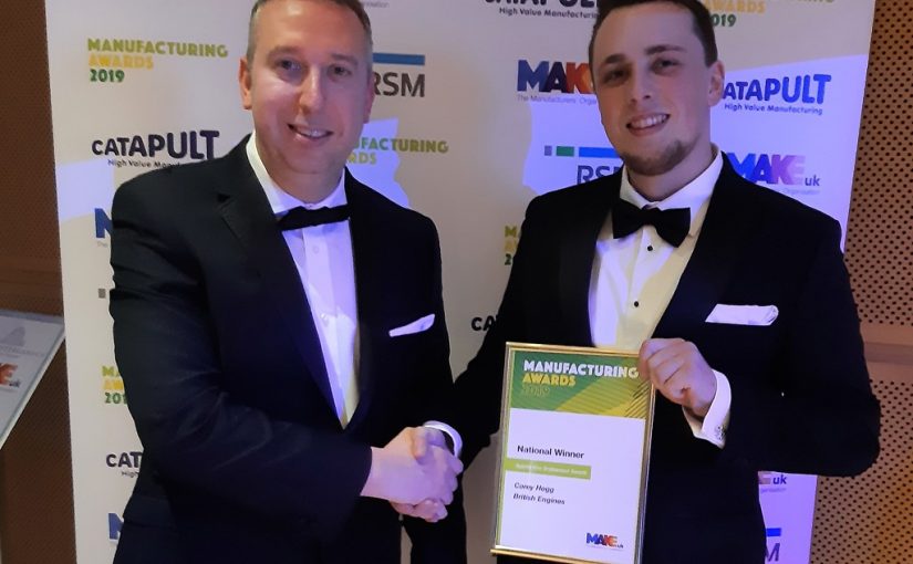 Michell Bearings Apprentice wins National Make UK Manufacturing Award